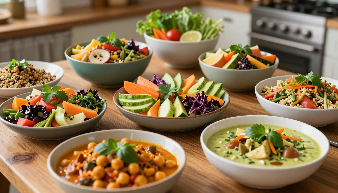 Vegane Rezepte aus aller Welt für eine gesunde Ernährung